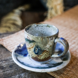 Forest kiln espresso cup & saucer set