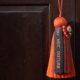Do not disturb tassel