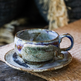 River spirit coffee cup & saucer set