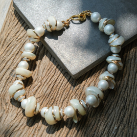 Natural seashell necklace