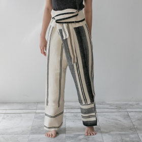 Wide-legged Thai Wrap Pants