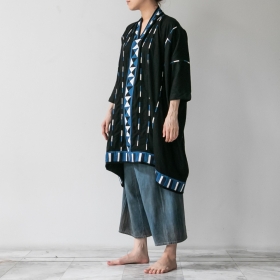 Lao Song, ethnic tribe style dress - Black